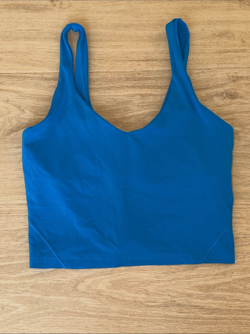Lululemon align Blue Women's Scoop Neck Bralette  sports bra Top size 6